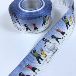 Buz Devri Desenli Grogren Kurdele En 4 Cm-KDL-1163