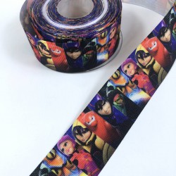 Çizgi Film Karakterleri Figürlü Grogren Kurdele En 4 Cm-KDL-1164