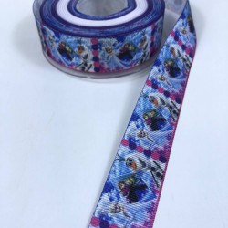 Rengarenk Anna Elsa Figürlü Grogren Kurdele-KDL-1168