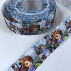 Renkli Prenses Figürlü Grogren Kurdele-KDL-1169