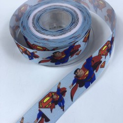 Süperman Desenli Grogren Kurdele-KDL-1173