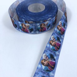 Mavi Anna Elsa Figürlü Grogren Kurdele-KDL-1174 Mavi Anna Elsa Figürlü Grogren Kurdele-KDL-1174