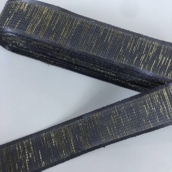 Antrasit Gold Simli Party Kurdele-KDL-1228