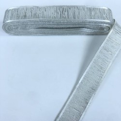 Gri Gümüş Simli Party Kurdele-KDL-1230