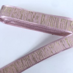 Pembe Gold Simli Party Kurdele-KDL-1231