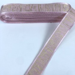 Pembe Gold Simli Party Kurdele-KDL-1231