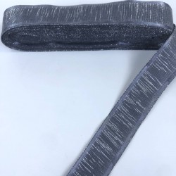 Antrasit Gümüş Simli Party Kurdele-KDL-1235