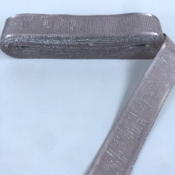 Pudra Gümüş Simli Party Kurdele-KDL-1236