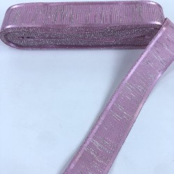 Pembe Gümüş Simli Party Kurdele-KDL-1237