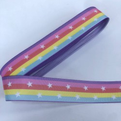 Çapraz Desenli Renkli Grogren Kurdele-KDL-1248