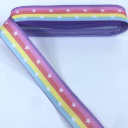 Çapraz Desenli Renkli Grogren Kurdele-KDL-1248