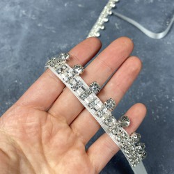 Gümüş Rengi Beyoğlu Taşlı Abiye Elbise Kemeri Bel Aksesuarı-KEMER-32 Gümüş Rengi Beyoğlu Taşlı Abiye Elbise Kemeri Bel Aksesuarı-KEMER-32