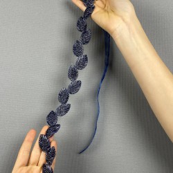 Lacivert Taşlı Elbise Kemeri Ve Bel Aksesuarı-KEMER-35