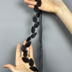 Siyah Taşlı Elbise Kemeri Ve Bel Aksesuarı-KEMER-36