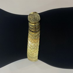 Gold Rengi Lastikli Kemer-KEMER-43