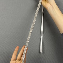 Gümüş Taşlı İnce Elbise Aksesuarı Bel Kemeri-KEMER-45 Gümüş Taşlı İnce Elbise Aksesuarı Bel Kemeri-KEMER-45