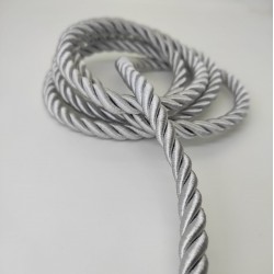 Gümüş Gri Renk 10 mm Kalın Kordon-KHC-100