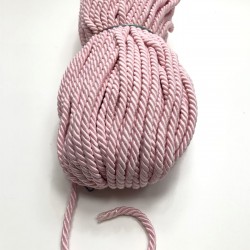 Açık Pembe Kordon İp 8 mm 1mt-KHC-1020