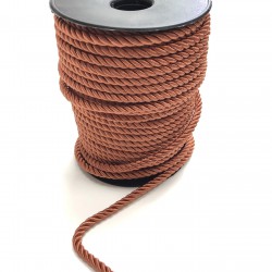 Kiremit Rengi Kordon İp 6 mm 1 mt-KHC-1030