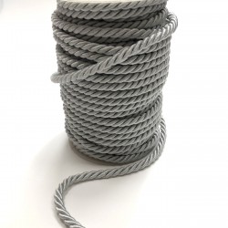 Açık Gri Kordon İp 6 mm 1 mt-KHC-1032