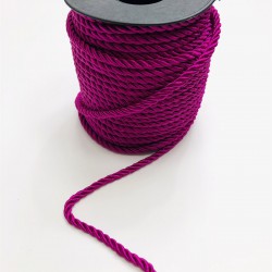 Fuşya Kordon İp 6 mm 1 mt-KHC-1041