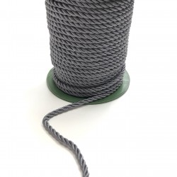 Gri Kordon İp 4 mm 1 mt-KHC-1046