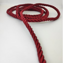 Bordo 10 mm Kalın Kordon-KHC-105 Bordo 10 mm Kalın Kordon-KHC-105