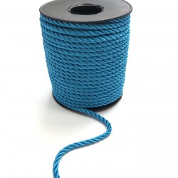 Turkuaz Kordon İp 4 mm 1 mt-KHC-1050