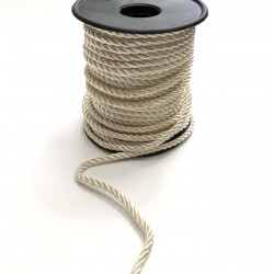 Krem Kordon İp 4 mm 1 mt-KHC-1052 Krem Kordon İp 4 mm 1 mt-KHC-1052