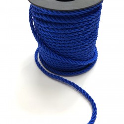 Saks Mavi Kordon İp 4 mm 1 mt-KHC-1057