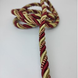 Bordo Sarı Karışık Renkli 10 mm Kalın Kordon-KHC-106 Bordo Sarı Karışık Renkli 10 mm Kalın Kordon-KHC-106