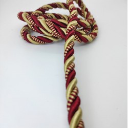 Bordo Sarı Karışık Renkli 10 mm Kalın Kordon-KHC-106 Bordo Sarı Karışık Renkli 10 mm Kalın Kordon-KHC-106
