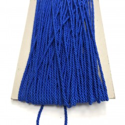Saks Mavi Kordon İp 3 mm 1 mt-KHC-1061