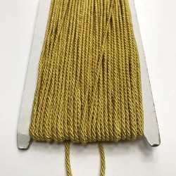 Hardal Sarı Kordon İp 3 mm 1 mt-KHC-1064