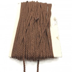 Koyu Kahve Kordon İp 3 mm 1 mt-KHC-1066 Koyu Kahve Kordon İp 3 mm 1 mt-KHC-1066
