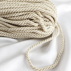 Kordon İp Krem Rengi 8 mm 10 metre-KHC-1080 Kordon İp Krem Rengi 8 mm 10 metre-KHC-1080