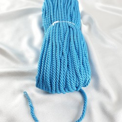 Kordon İp Turkuaz Rengi 8 mm 10 metre-KHC-1082 Kordon İp Turkuaz Rengi 8 mm 10 metre-KHC-1082