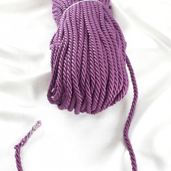 Kordon İp Mor Renk 8 mm 10 metre-KHC-1087 Kordon İp Mor Renk 8 mm 10 metre-KHC-1087