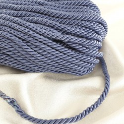 Kordon İp Açık Lacivert Renk 8 mm 10 metre-KHC-1090 Kordon İp Açık Lacivert Renk 8 mm 10 metre-KHC-1090