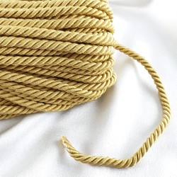 Kordon İp Hardal Sarısı 8 mm 10 metre-KHC-1095 Kordon İp Hardal Sarısı 8 mm 10 metre-KHC-1095