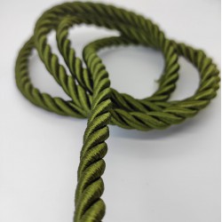 Haki Yeşil 10 mm Kalın Kordon-KHC-110