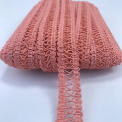 Yavruağzı Çapraz Desen Dekoratif Şerit-KHC-1118