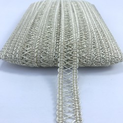 Koyu Krem Çapraz Desen Dekoratif Şerit-KHC-1119 Koyu Krem Çapraz Desen Dekoratif Şerit-KHC-1119