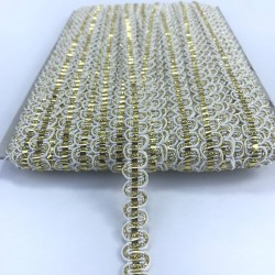 Krem Gold Detaylı Zigzag Su Taşı-KHC-1137 Krem Gold Detaylı Zigzag Su Taşı-KHC-1137