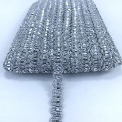 Gümüş Simli Detayli Zigzag Su Taşı-KHC-1141