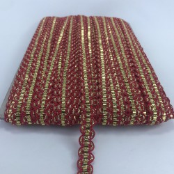 Kırmızı Gold Detaylı Zigzag Su Taşı-KHC-1144 Kırmızı Gold Detaylı Zigzag Su Taşı-KHC-1144