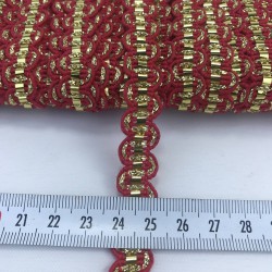 Kırmızı Gold Detaylı Zigzag Su Taşı-KHC-1144 Kırmızı Gold Detaylı Zigzag Su Taşı-KHC-1144