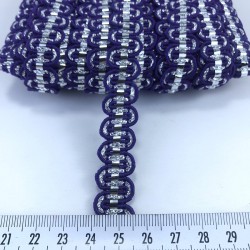 Mor Gümüş Detaylı Zigzag Su Taşı-KHC-1146