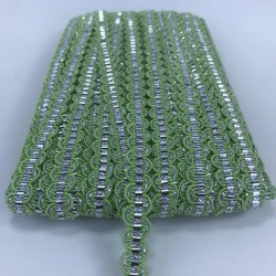 Yeşil Gümüş Detaylı Zigzag Su Taşı-KHC-1148