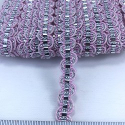 Pembe Gümüş Detaylı Zigzag Su Taşı-KHC-1149